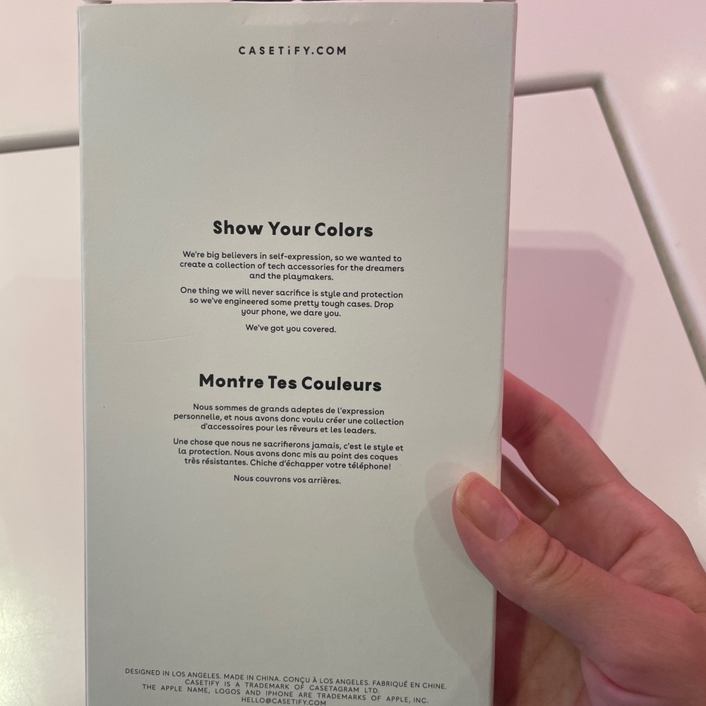 Casetify The Stick-It Case White iPhone 15 Pro - Picture 2 of 7